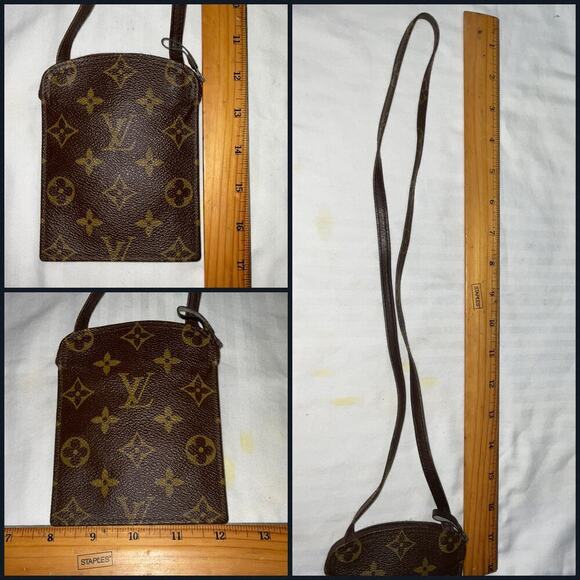 Louis Vuitton Rare Vintage Monogram Pochette Secret Passport Holder - Picture 12 of 14